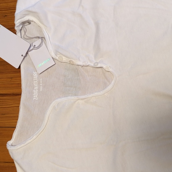 NWT Zadig & Voltaire Tunisien MC skull camo tee size medium - Picture 5 of 11